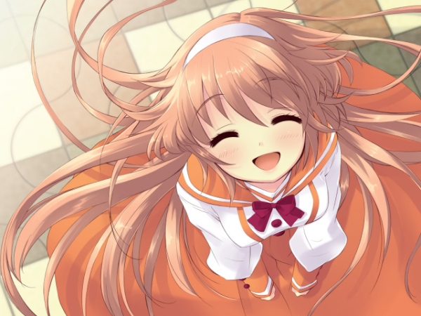 Resultado de imagem para cute anime girl smiling
